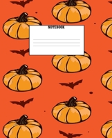 NoteBook: 7.5" x 9.25", 120 College Ruled Pages, Spooky Halloween Themed Cover With Matte Finish For All Ages Kids And Adults 169721102X Book Cover