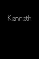 Kenneth: Notebook / Journal / Diary - 6 x 9 inches (15,24 x 22,86 cm), 150 pages. Personalized for Kenneth. 1694502759 Book Cover