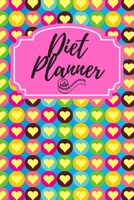 Diet Planner: Food Journal and Activity Tracker, Weight Loss Diet, Three Months Diet Journal (111 Pages, 6 x 9 inches) 1679146106 Book Cover