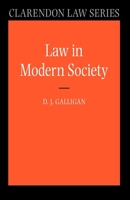 Law in Modern Society (Clarendon Law Series) 0199269785 Book Cover