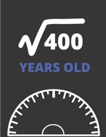 Square Root Of 400 Years Old: Graph Paper Jurnal Notebook - Math Square Root of 400, 20 Years Old 20th Graphing Paper Birthday Gift for Twenty Years Old Anniversary Math Lover Bday Gift Idea Large (8. 1676164626 Book Cover