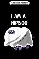 Composition Notebook: Cute Halloween I'm a Hipboo Hippo Ghost Journal/Notebook Blank Lined Ruled 6x9 100 Pages 1704125944 Book Cover