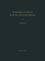 Integraltafeln Zur Quantenchemie: Dritter Band 3642948332 Book Cover