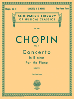 Chopin Concerto No. 1 in E Minor, Op. 11: Schirmer Library of Classics Volume 1350 National Federation of Music Clubs 2024-2028 Piano Duets 1495008746 Book Cover