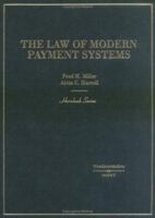 Law of Modern Payment Systems and Notes (Hornbook Series) 0314260188 Book Cover