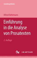 Einf�hrung in Die Analyse Von Prosatexten 3476100596 Book Cover