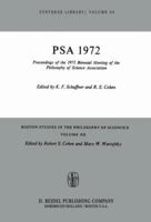 Proceedings of the 1972 Biennial Meeting of the Philosophy of Science Association 9027704082 Book Cover