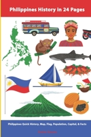 Philippines History in 24 Pages: Philippines Quick History, Map, Flag, Population, Capital, & Facts B0BXNDT8HF Book Cover