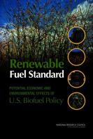 Renewable Fuel Standard: Potential Economic and Environmental Effects of U.S. Biofuel Policy 0309187516 Book Cover