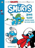 Smurfs 3-In-1 #7: Collecting "The Jewel Smurfer," "Doctor Smurf," and "The Wild Smurf" 1545809712 Book Cover