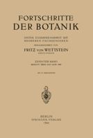 Fortschritte Der Botanik: Unter Zusammenarbeit Mit Mehreren Fachgenossen 3642905684 Book Cover