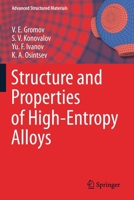 Structure and Properties of High-Entropy Alloys 3030783634 Book Cover