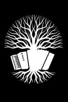 Notizbuch: A5 Block liniert - 120 Seiten Linien Notizbuch - Baum Akkordeon passend als Geschenk f�r Akkordeon Musiker! 1691053309 Book Cover