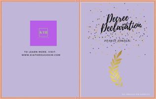 Decree and Declaration Prayer Journal: Journaling your process to victory 0578832038 Book Cover