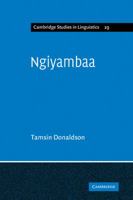 Ngiyambaa (Cambridge Studies in Linguistics) 0521109191 Book Cover