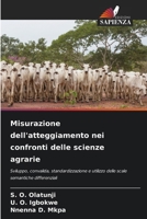 Misurazione dell'atteggiamento nei confronti delle scienze agrarie 6209045669 Book Cover