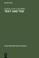Text Und Tod 3484311576 Book Cover