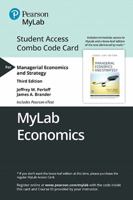 Mylab Economics for Managerial Economics and Strategy -- Combo Access Card 0135640989 Book Cover