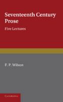 Seventeenth century prose. Five lectures 1258263882 Book Cover