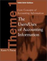 Core Concepts of Accounting Information Theme 1, 1999-2000 Edition 007232192X Book Cover