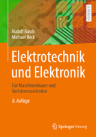 Elektrotechnik und Elektronik: Für Maschinenbauer und Verfahrenstechniker (German Edition) 3658444053 Book Cover