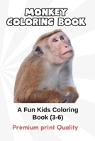 Monkey Magic: A Fun Kids Coloring Book: Explore the Wild with 55+ Unique Monkey Illustrations B0CQQYBNM5 Book Cover