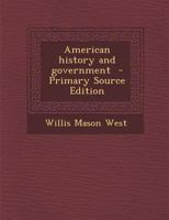 American history and government 1017695288 Book Cover