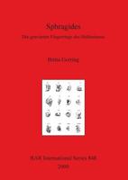 Sphragides: Die gravierten Fingerringe des Hellenismus 1841710547 Book Cover