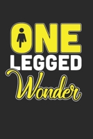 One Legged Wonder: (6x9 Journal): College Ruled Lined Writing Notebook, 120 Pages 1692991345 Book Cover