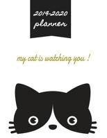 My Cat is Watching You: Dated 8.5x11 Calendar With To-Do List Notebook 1081204524 Book Cover