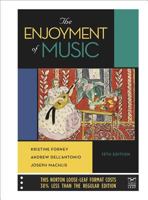 The Enjoyment of Music 0393906043 Book Cover