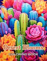 Desert Blooms Coloring Book: 100+ High-Quality and Unique Coloring Pages B0D5HZMVXD Book Cover