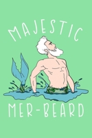 Majestic Mer Beard: Comic Book Notebook Paper 1088686788 Book Cover