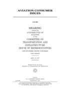Aviation consumer issues B084DKG3FP Book Cover