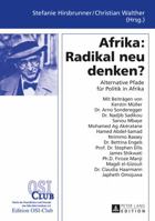 Afrika: Radikal Neu Denken?: Alternative Pfade Fuer Politik in Afrika 3631676638 Book Cover