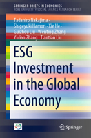 ESG Investment in the Global Economy 9811629927 Book Cover
