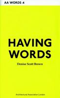 Having Words 190290270X Book Cover