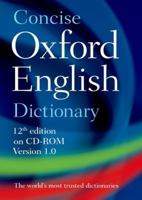 Concise Oxford English Dictionary: Main Edition 0199601097 Book Cover