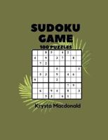 Sudoku Game 100 Puzzles: Sudoku Hard Puzzles Challenging Large Print 1976584701 Book Cover
