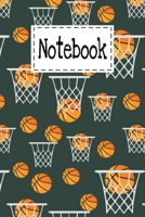 Notebook: Basketball Gifts Themed Cover Lined Notebook For Kids Girls Boys Teens For Taking notes & Ideas - Cute Gifts For Basketball lovers Teams Players Coaches fans... 170439872X Book Cover