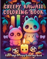 Creepy Kawaii Coloring Book: Amazing Pastel Goth Coloring Pages for Stress Relief and Relaxation B0C4T8JQX5 Book Cover