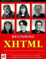 Beginning XHTML 1861003439 Book Cover