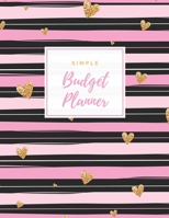 Simple Budget Planner: 12 Month Budget Planner Money Saving Challenge Monthly Bill Tracker Simple Budget Tracker Expense Tracker Happy Planner Notebook Monthly Money Goals Tracker 1697573339 Book Cover