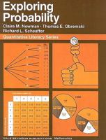 Exploring Probability (Quantitative Literacy Series) 0866513345 Book Cover