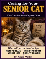 Caring for Your Senior Cat: The Complete Plain-English Guide, What to Expect as Your Cat Ages, How to Manage Kidney Disease, Hyperthyroidism, Weight Loss, and Mobility Changes B0H147V1V2 Book Cover