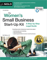 The Women's Small Business Start-Up Kit: A Step-by-Step Legal Guide 1413320325 Book Cover