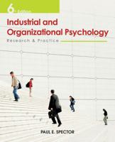 Industrial and Organizational Psychology: Research and Practice 0470129182 Book Cover