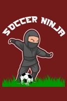 Soccer Ninja: 6" x 9" Log Notebook for Soccer Coaches, 100 pages, Red 1658305086 Book Cover