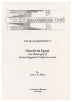 Genesis in Egypt the Philosophy of Ancient Egyptian Creation Accounts (Caribbean Classics) 0912532149 Book Cover