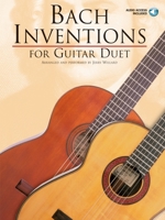 Bach Inventions for Guitar Duet (Book and 2 CDs) 0825628296 Book Cover